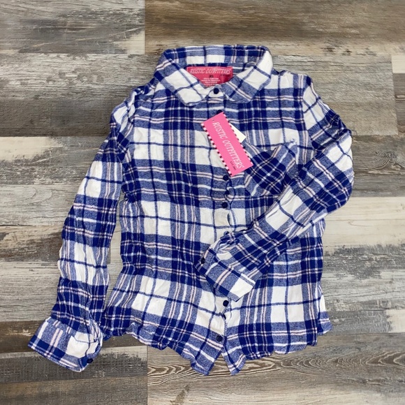 Rustic Outfitters Flannel Button Down NWT - Picture 3 of 6